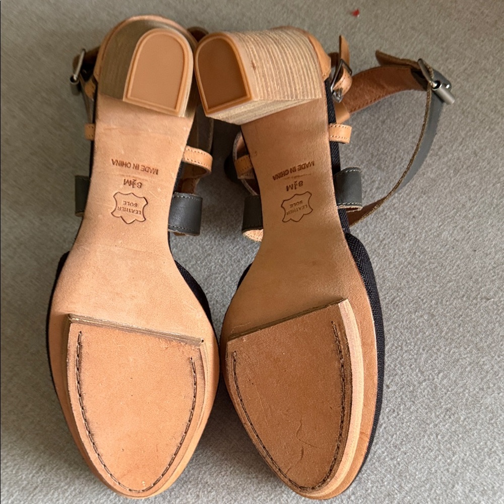Stylish Black, Navy and Tan Women's Shoes - Picture 5 of 16